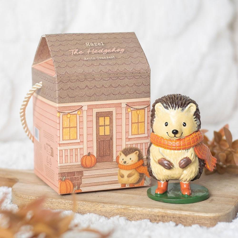 Something Different - Hazel Hedgehog Ornament Figurine - Multicolours